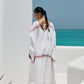 Salina Kaftan Coord - White